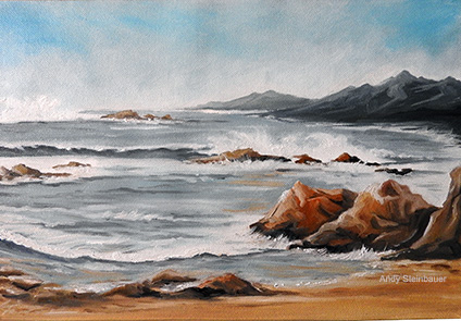 Landschaft Ölgemälde - Küste Monterey