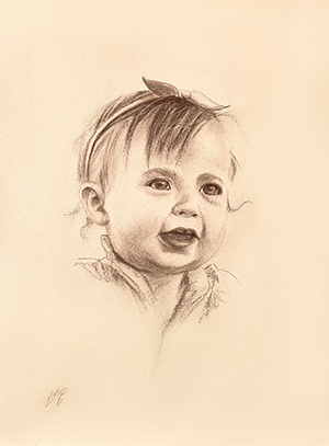 Portrait Pastell von Andy Steinbauer